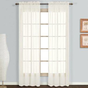Monte Carlo 63" Sheer Curtains (2)